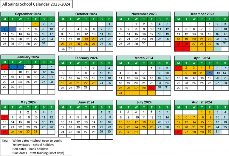 Term Dates All Saints School, Lessingham